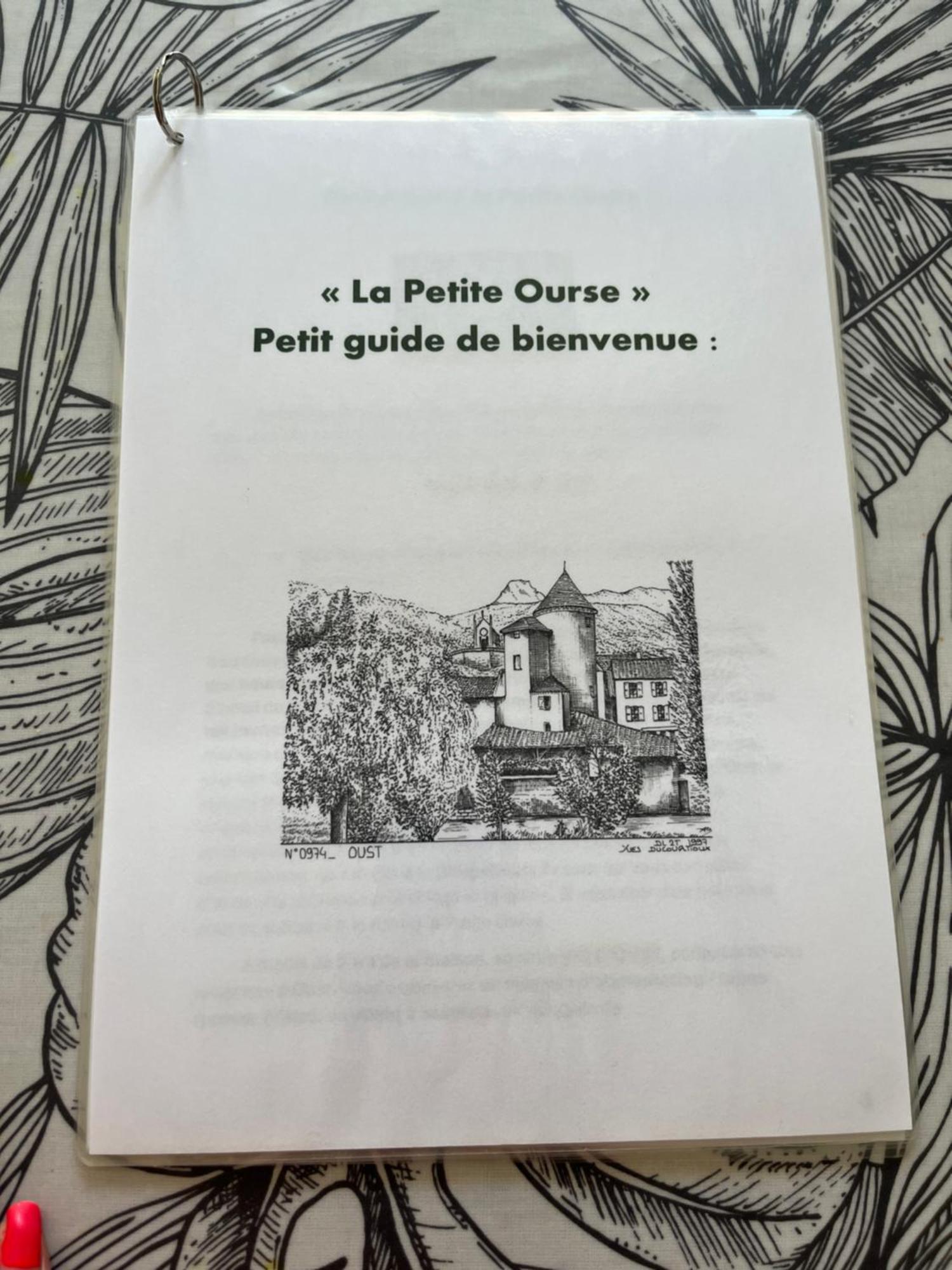 La Petite Ourse Maison De Village A Oust Exteriér fotografie
